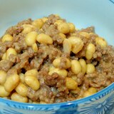 めっちゃ簡単☆大豆とひき肉の味噌チーズ炒め